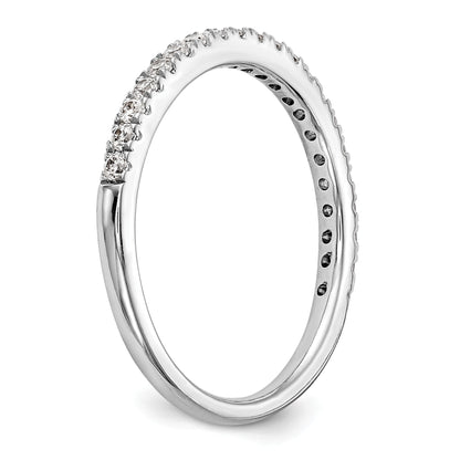 0.31ct. CZ Solid Real 14k White Gold Wedding Wedding Band Ring