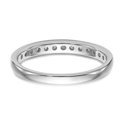 0.32ct. CZ Solid Real 14k White Gold Wedding Wedding Band Ring