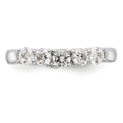 0.60ct. CZ Solid Real 14k White Gold Wedding Wedding Band Ring