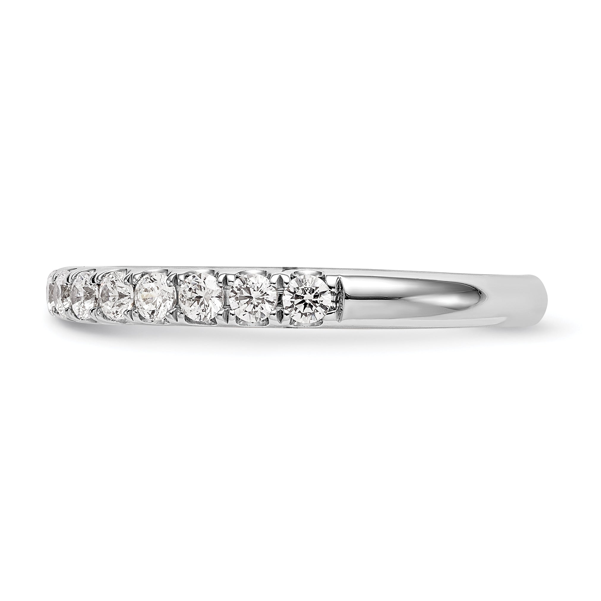 0.56ct. CZ Solid Real 14k White Gold Wedding Wedding Band Ring