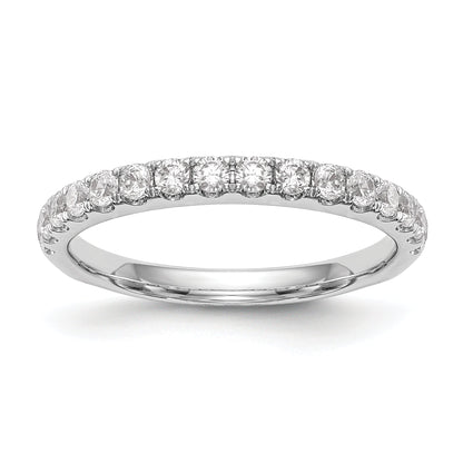 0.56ct. CZ Solid Real 14k White Gold Wedding Wedding Band Ring