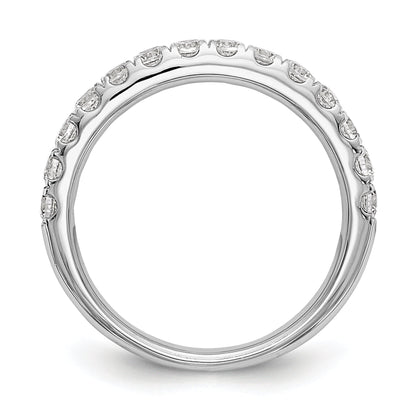 0.70ct. CZ Solid Real 14k White Gold Wedding Wedding Band Ring