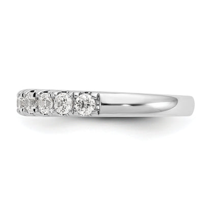 0.84ct. CZ Solid Real 14k White Gold Wedding Wedding Band Ring