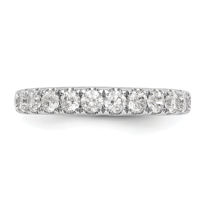 0.84ct. CZ Solid Real 14k White Gold Wedding Wedding Band Ring
