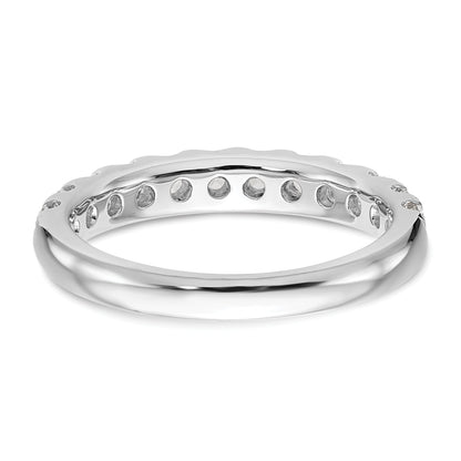 0.84ct. CZ Solid Real 14k White Gold Wedding Wedding Band Ring