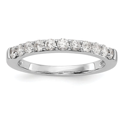 0.50ct. CZ Solid Real 14k White Gold Wedding Wedding Band Ring