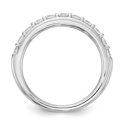 0.77ct. CZ Solid Real 14k White Gold Wedding Wedding Band Ring