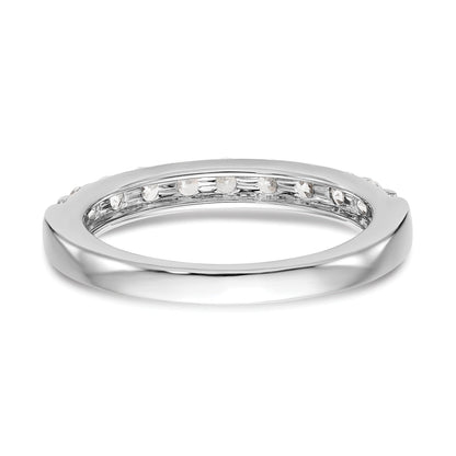 0.77ct. CZ Solid Real 14k White Gold Wedding Wedding Band Ring