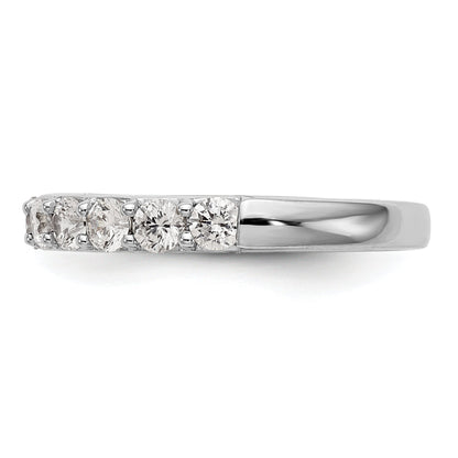 1.00ct. CZ Solid Real 14k White Gold Wedding Wedding Band Ring