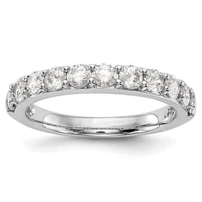 1.00ct. CZ Solid Real 14k White Gold Wedding Wedding Band Ring