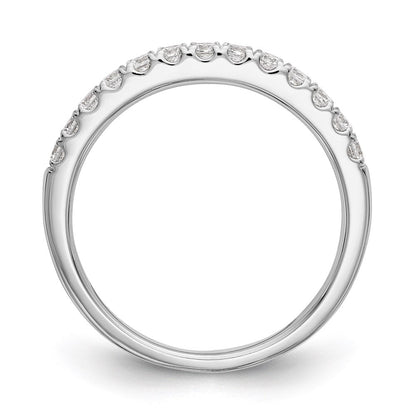 14k white gold real diamond wedding band rm2932b 030 waa