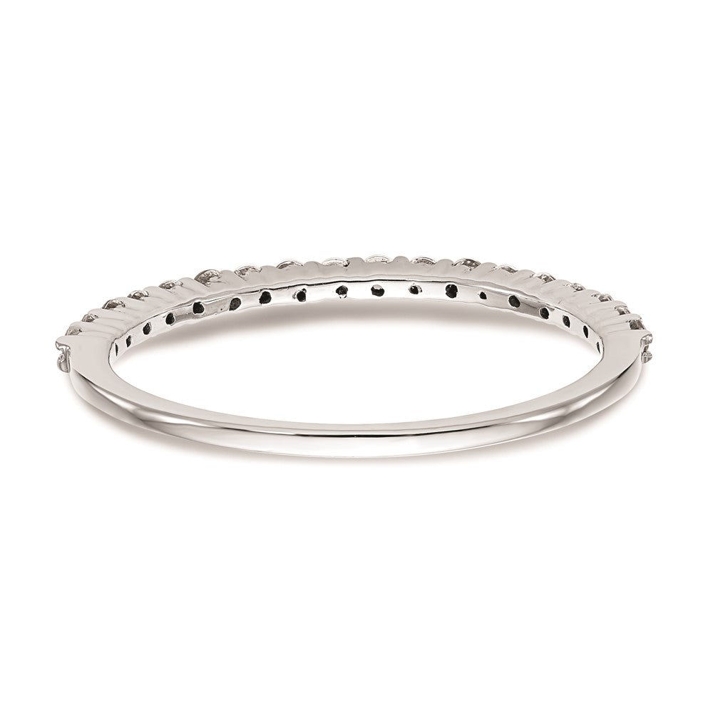 14k White Gold Real Diamond Wedding Band