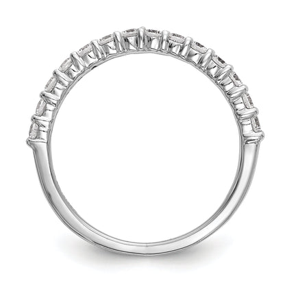 0.49ct. CZ Solid Real 14k Yellow Gold Wedding Wedding Band Ring