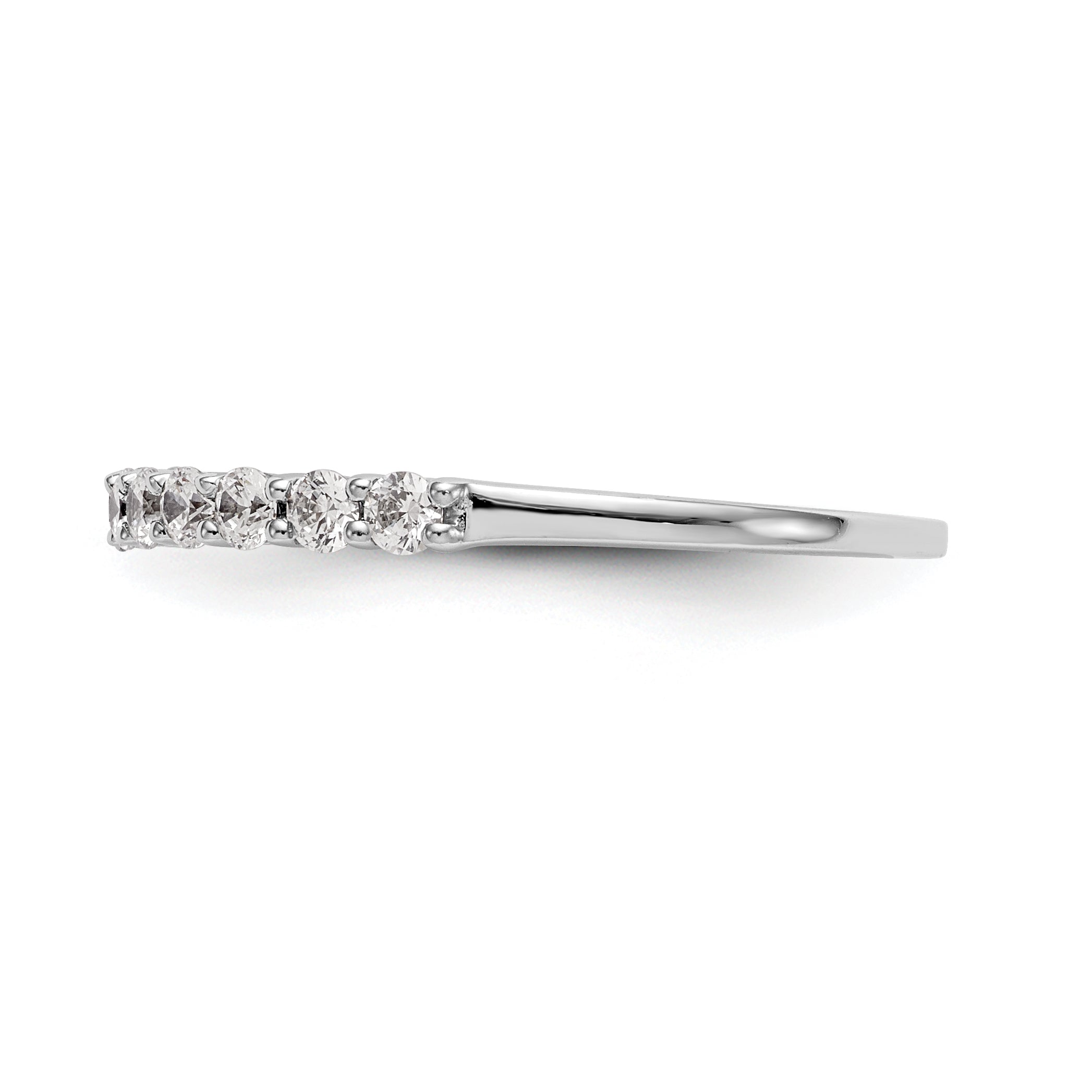 0.49ct. CZ Solid Real 14k Yellow Gold Wedding Wedding Band Ring