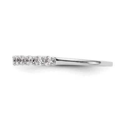 0.49ct. CZ Solid Real 14k Yellow Gold Wedding Wedding Band Ring