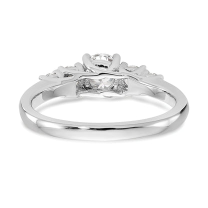 0.49ct. CZ Solid Real 14k Yellow Gold Wedding Wedding Band Ring