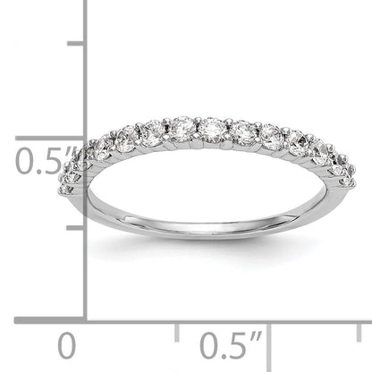 0.49ct. CZ Solid Real 14k Yellow Gold Wedding Wedding Band Ring