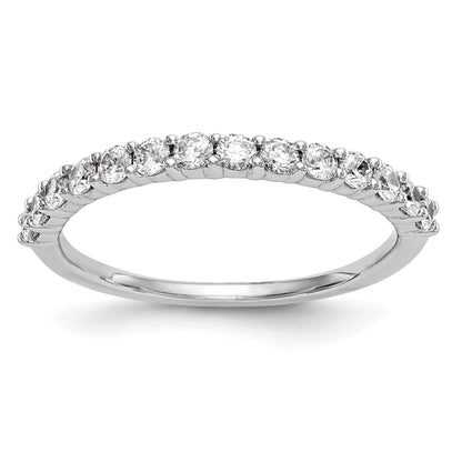 0.49ct. CZ Solid Real 14k Yellow Gold Wedding Wedding Band Ring