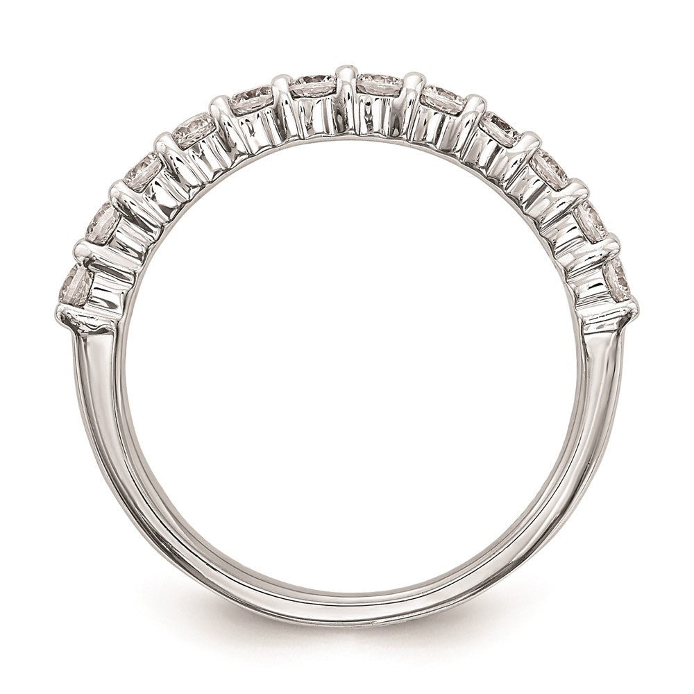 14k White Gold Real Diamond Wedding Band