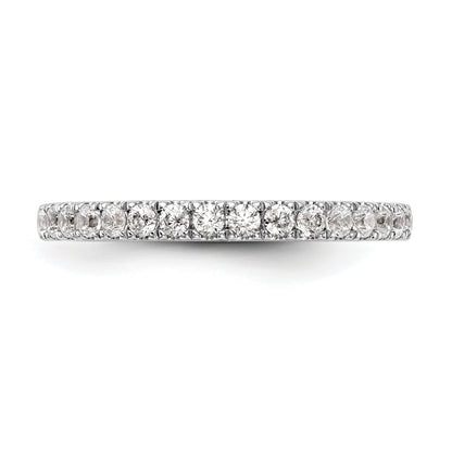 0.27ct. CZ Solid Real 14k White Gold Wedding Wedding Band Ring