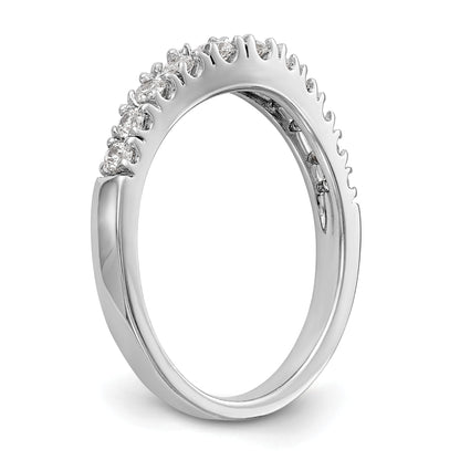 0.42ct. CZ Solid Real 14K White Gold Wedding Wedding Band Ring