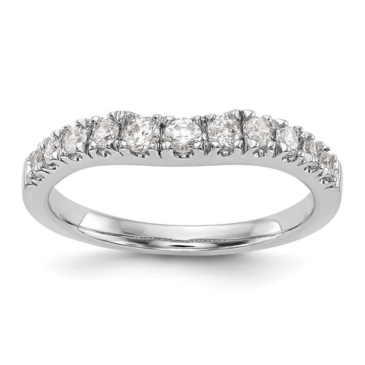 14k white gold real diamond wedding band rm2970b 100 waa