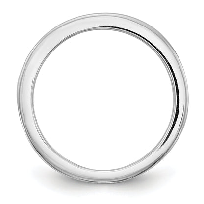 0.17ct. CZ Solid Real 14K White Gold Wedding Wedding Band Ring