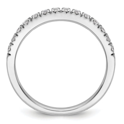 0.28ct. CZ Solid Real 14K White Gold Wedding Wedding Band Ring