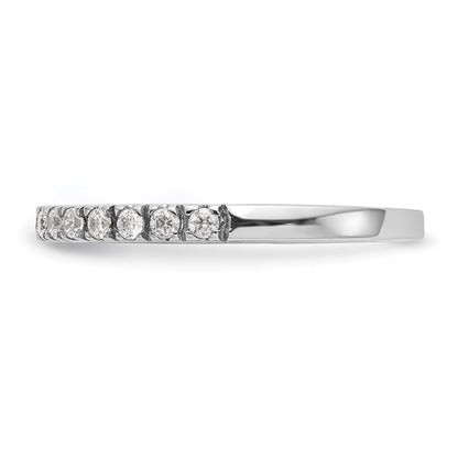 0.28ct. CZ Solid Real 14K White Gold Wedding Wedding Band Ring