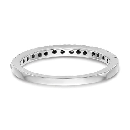 0.28ct. CZ Solid Real 14K White Gold Wedding Wedding Band Ring