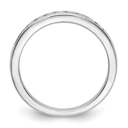 0.50ct. CZ Solid Real 14K White Gold Wedding Wedding Band Ring