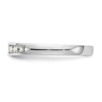 0.20ct. CZ Solid Real 14K White Gold Wedding Wedding Band Ring