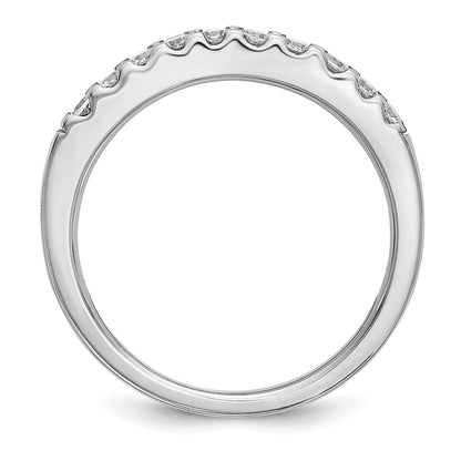 0.30ct. CZ Solid Real 14K White Gold Wedding Wedding Band Ring