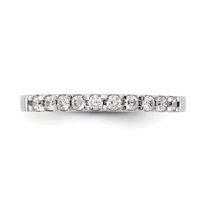 0.30ct. CZ Solid Real 14K White Gold Wedding Wedding Band Ring