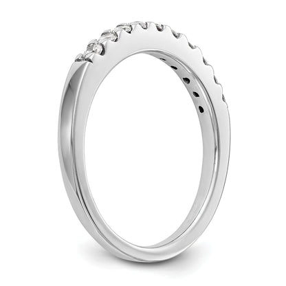 0.30ct. CZ Solid Real 14K White Gold Wedding Wedding Band Ring