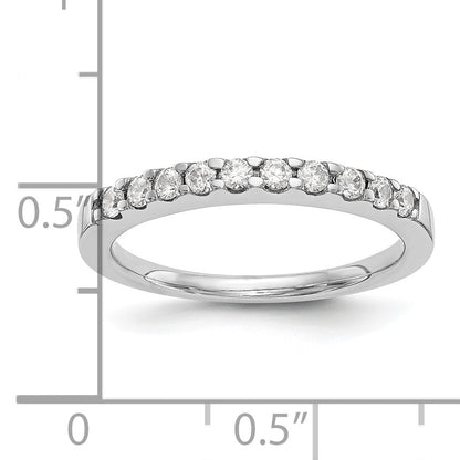 0.30ct. CZ Solid Real 14K White Gold Wedding Wedding Band Ring
