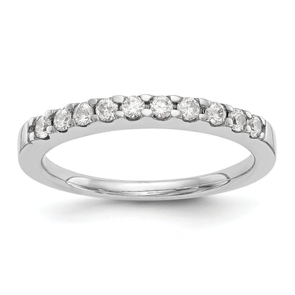 0.30ct. CZ Solid Real 14K White Gold Wedding Wedding Band Ring