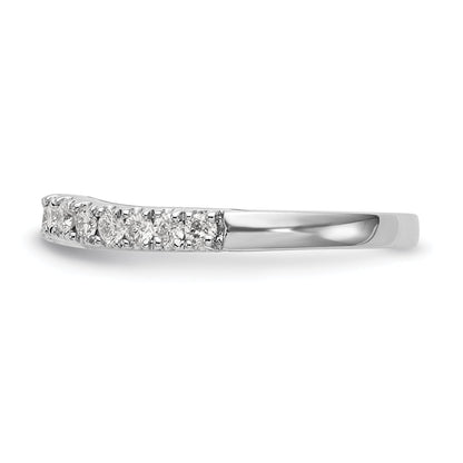 0.38ct. CZ Solid Real 14K White Gold Wedding Wedding Band Ring
