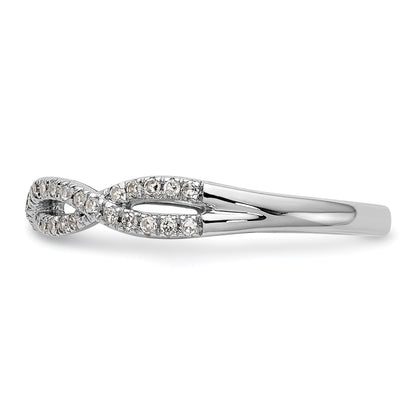 0.23ct. CZ Solid Real 14K White Gold Wedding Wedding Band Ring