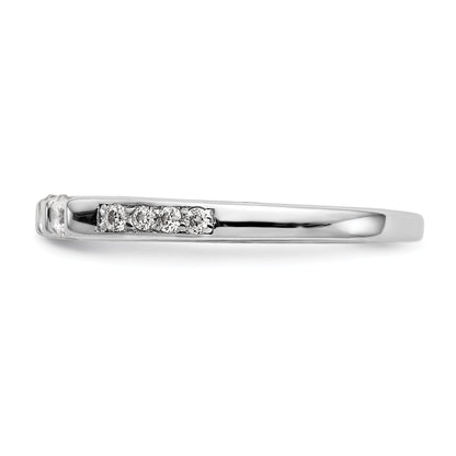 0.36ct. CZ Solid Real 14K White Gold Wedding Wedding Band Ring