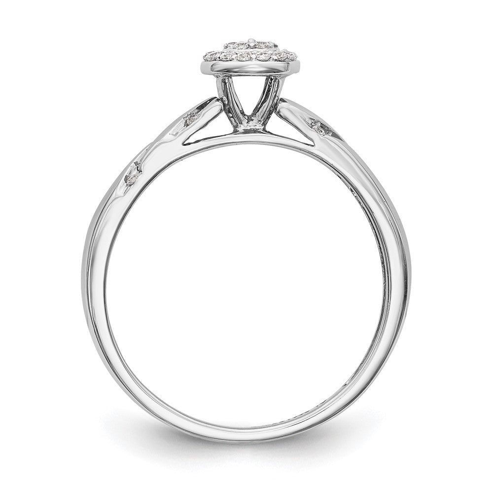 10k white gold complete real diamond trio cluster engagement ring rm3165e 016 0waa