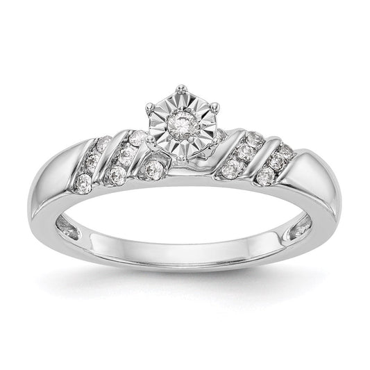 10k white gold complete real diamond trio engagement ring rm3167e 017 0waa