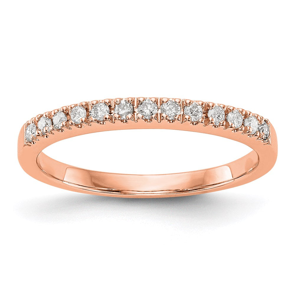 14k rose gold real diamond band rm3199b 020 raa