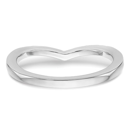 0.16ct. CZ Solid Real 14K White Gold Wedding Band Ring