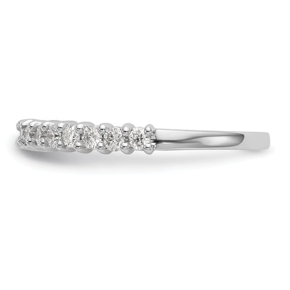 0.40ct. CZ Solid Real 14K White Gold Wedding Band Ring