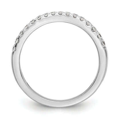 0.22ct. CZ Solid Real 14K White Gold Wedding Band Ring