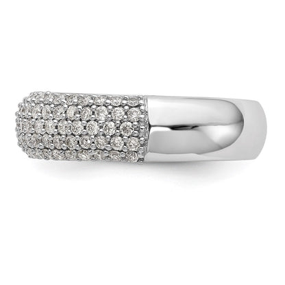 14k white gold real diamond band rm3253b 078 waa