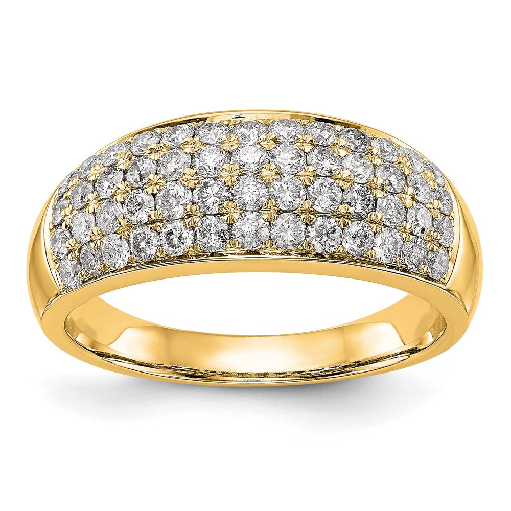 14k yellow gold real diamond band rm3257b 097 yaa