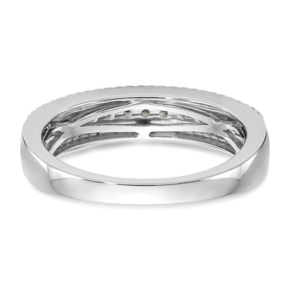 0.46ct. CZ Solid Real 14K White Gold Wedding Band Ring