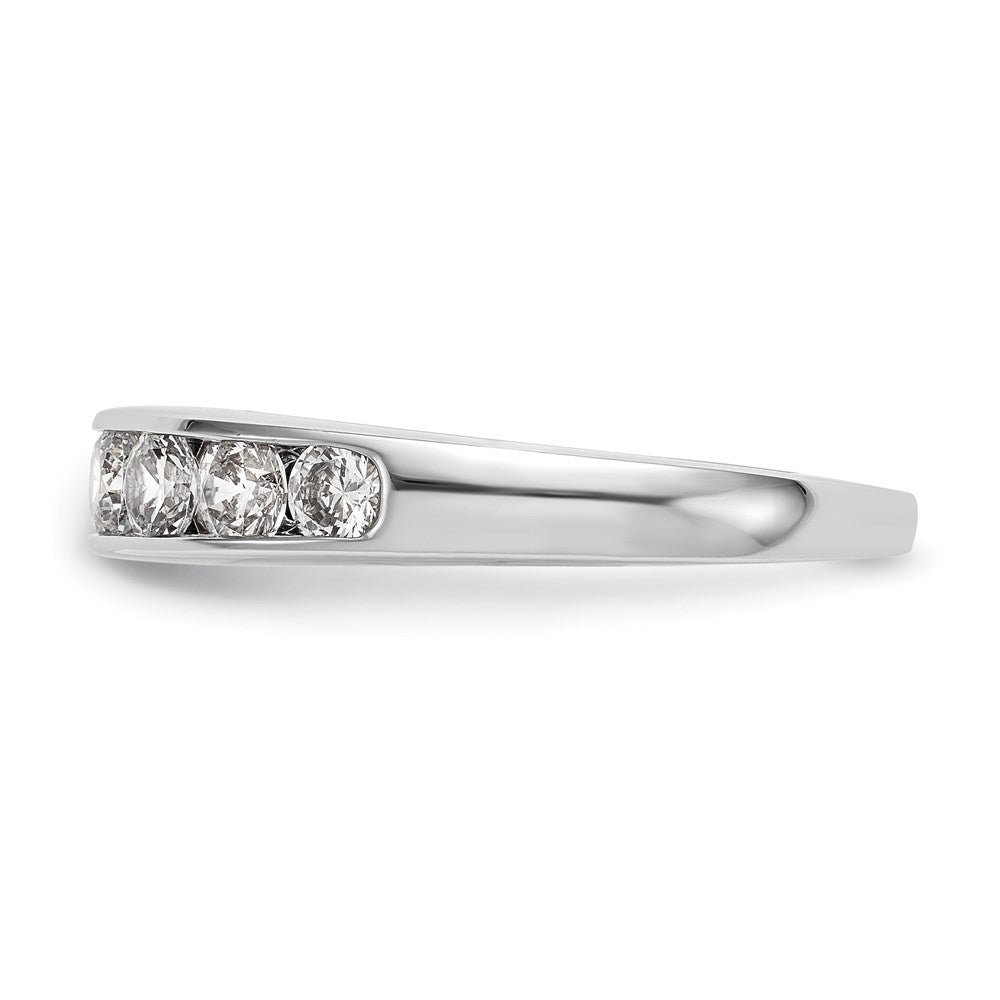 14k white gold 7 stone real diamond channel band rm3302b 100 waa